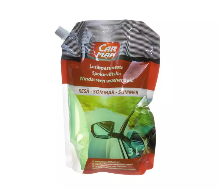 Lasinpesuneste pussi kes=C3=A4 3 L Carman - Spolarvätskor - 6410413068254 - 1