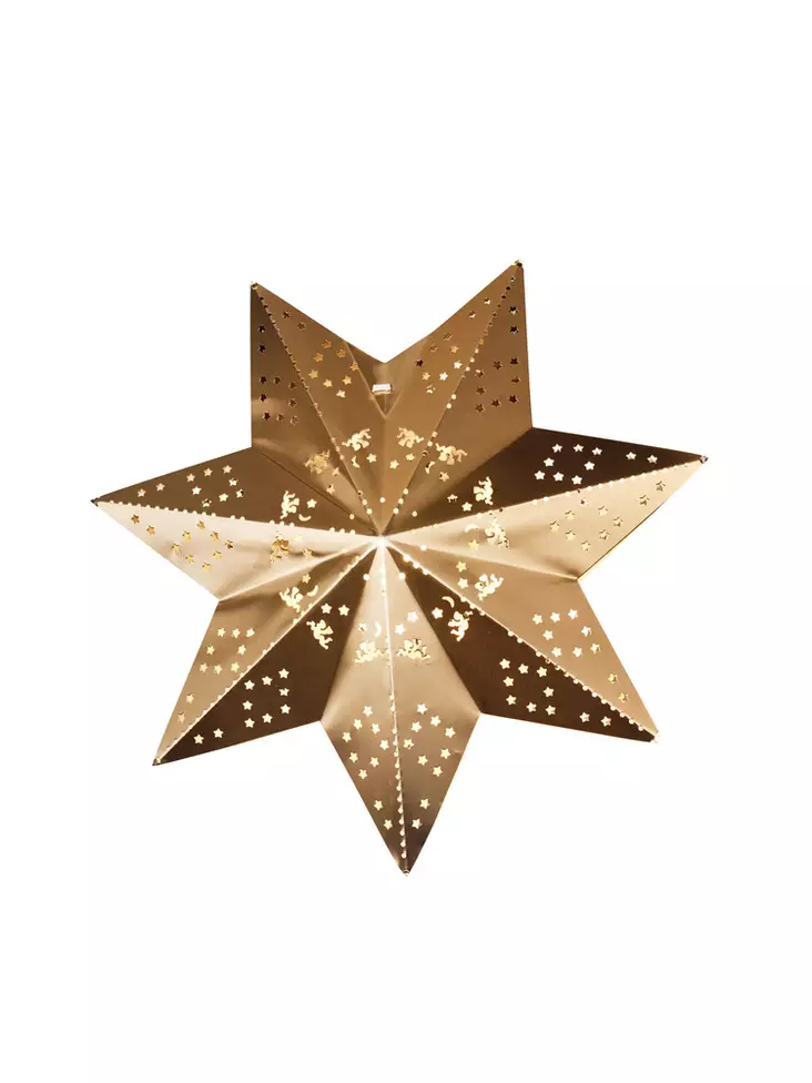 Leena messinki metallit=C3=A4hti, 30 cm, led - Dekorationsljus - 6435200213174 - 1