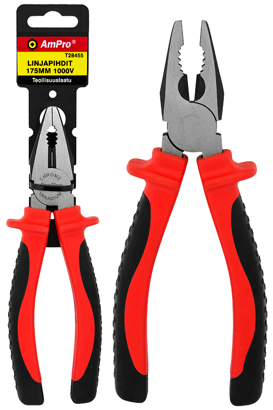 Kombinationstång VDE 175mm - Tänger och avbitare - 795609284554 - 1