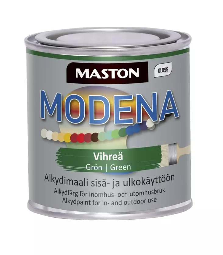Maali Maston Modena vihre=C3=A4 250ml - Metall- och möbelmålningar - 6412496043944 - 1