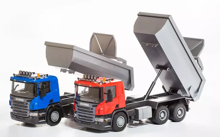 Maansiirtoauto 3-akselinen ja tarvikkeet p=C3=A4=C3=A4kuva - Traktorer och arbetsmaskiner - 6411560100354 - 1