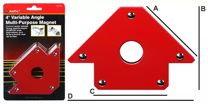 Magneettikulma 22kg - Andra handverktyg - 795609211314 - 1