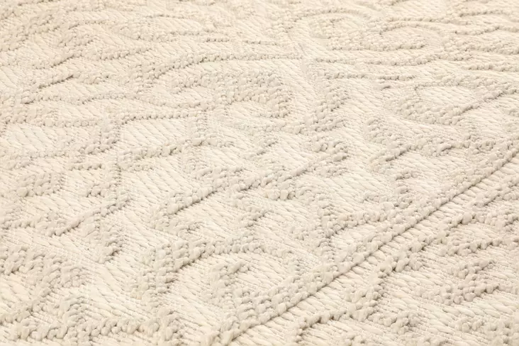 Matto jersey 65x130cm luonnonvalkoinen - Små mattor och gångmattor - 6410413130234 - 1