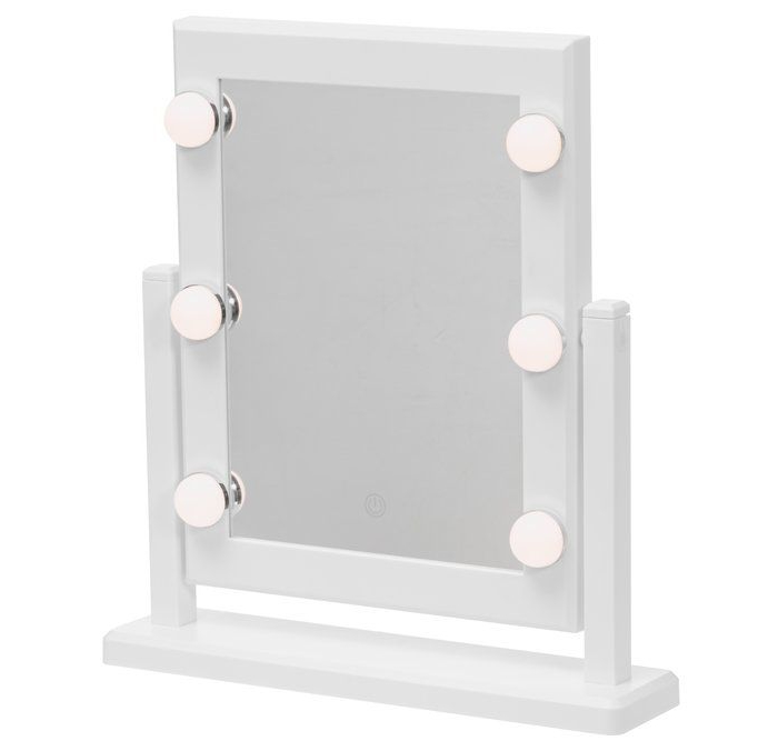 Sminkspegel med ljus LEDx6 4Living - Smink och sminktillbehör - 6410416348964 - 1