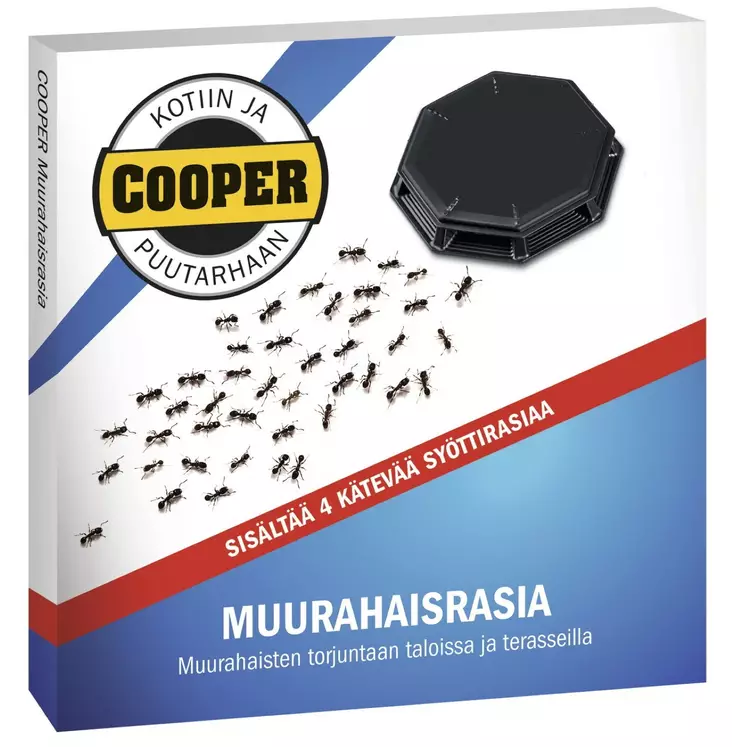 Muurahaisrasia Cooper 4 kpl - Bekämpningsmedel - 6416793900184 - 1