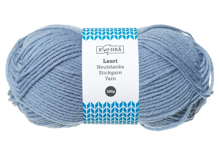 Sukkalanka Lauri 100 g taivaansininen - Trådar och sybehör - 6410412714404 - 1