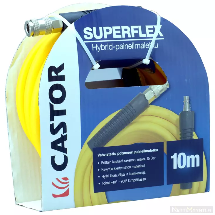 Tryckluftsslang Castor Flex 10 m - Tryckluftsslangar och kopplingar - 6438168087764 - 2