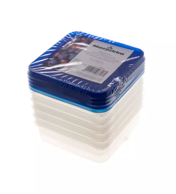 Fryslåda 0,5 l 5 st Marjukka - Matfrysning och konservering - 690-5015-84 - 1