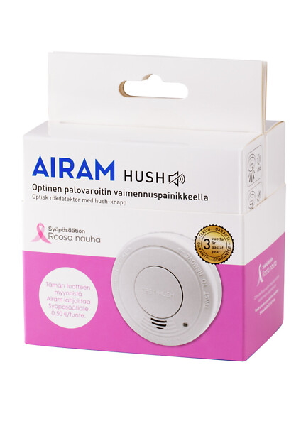 Palovaroitin Roosa Nauha 2 kpl - Brandvarnare och kolmonoxidvarnare - 6435200282484 - 1