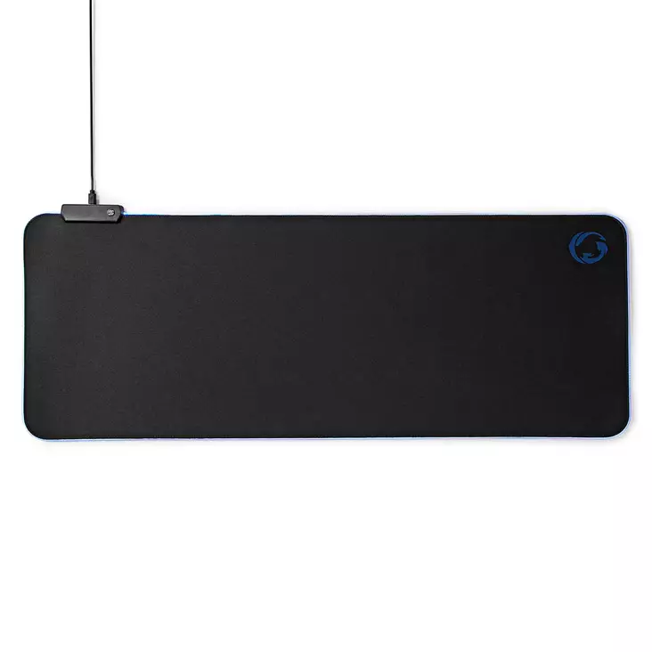 Gaming musmatta | Gummi / Mikrofiber | Svart - Spelprodukter - 5412810411344 - 1