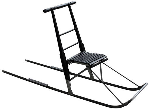 Potkukelkka musta kokoontaittuva - Vinteraktiviteter - 6430039738584 - 1