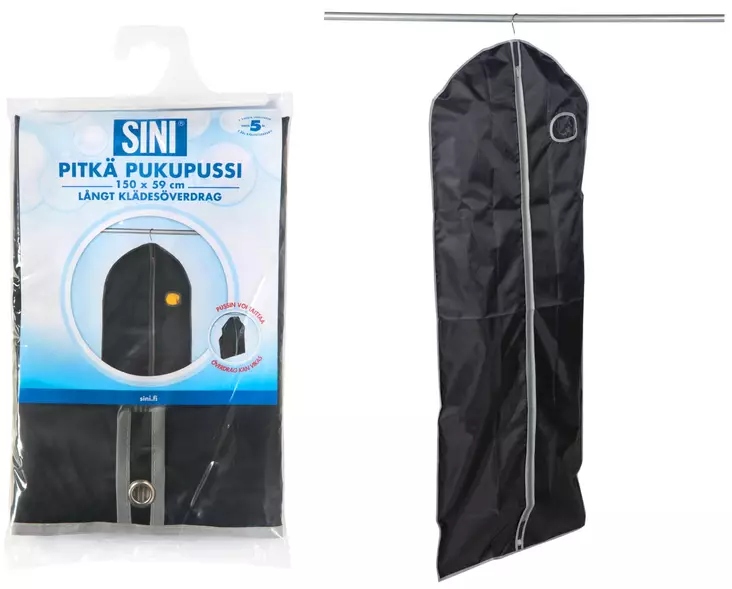 Pukupussi pitk=C3=A4 150 x 60 cm - Klädpåsar och galgar - 6423800014314 - 1