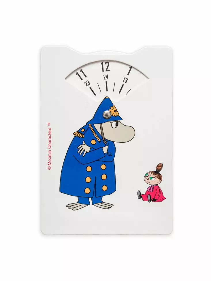 Moomin aikakiekko/parkkikiekko Police - Bilinteriörtillbehör - 6430063090214 - 1