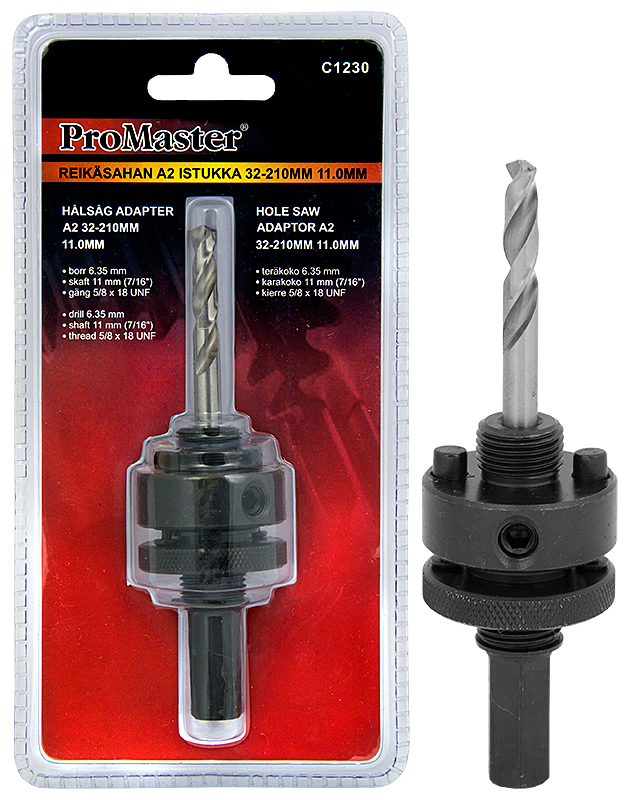 Hålsåg adapter a2 32-210mm 11.0mm - Hålsågar - 6420286812304 - 1