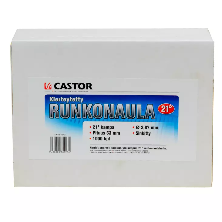 Runkonaula - Tryckluftsverktygens spikar och klammer - 652-0233-34 - 1