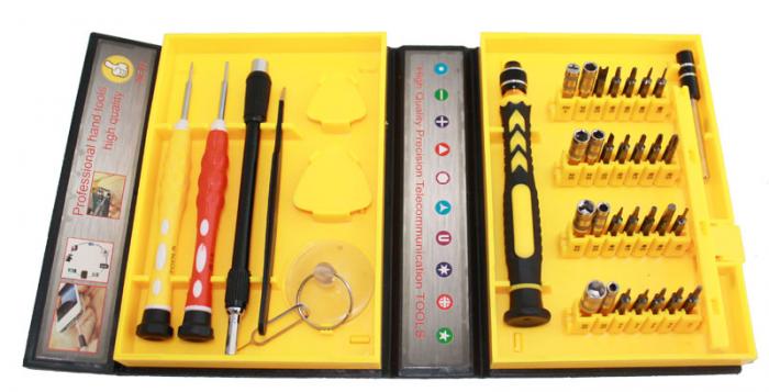 Skruvmejselset 38-delar för elektronik - Skruvmejslar - 6430032158464 - 1