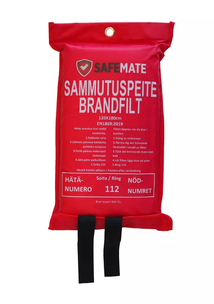 Sammutuspeite SafeMate 100x180 cm - Brandsläckningsutrustning - 6418536010334 - 1