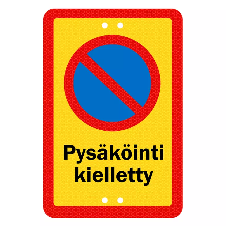 Sekure 2mm 20x30cm aluminiumskylt "Ingen parkering" - Vägvisare och varningsskyltar - 6438014353654 - 1