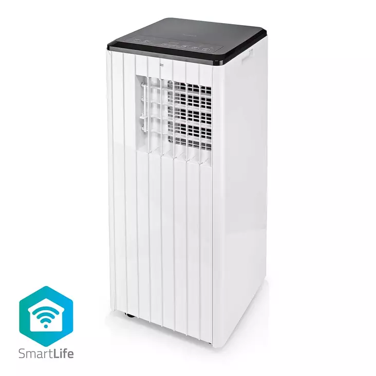 SmartLife 3-i-1 Luftkonditionering | Wi-Fi | 9000 BTU | 80 m³ | Avfuktning | Android / IOS | Energiklass: A | 3 hastighetsinställning | 65 dB | Vit - Fläktar och luftkonditioneringsapparater - 5412810336784 - 1