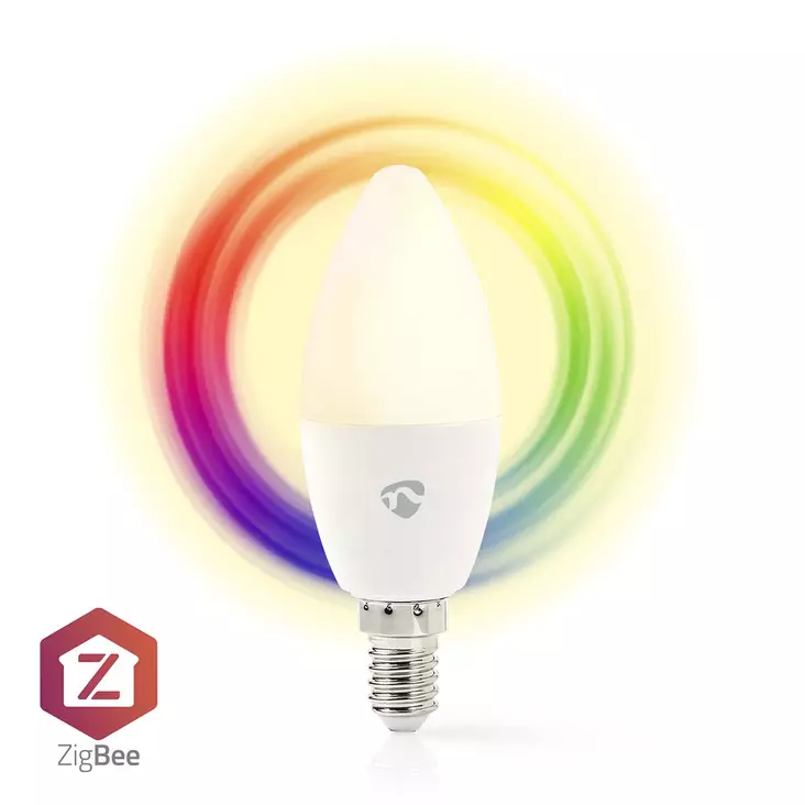 SmartLife Full Färg Glödlampa | E14 | 470 lm | 4.90 W | RGB / Varm till cool vit | 2200 - 6500 K | Android / IOS | Ljus | 1 st. - Ljuskällor - 5412810410644 - 1