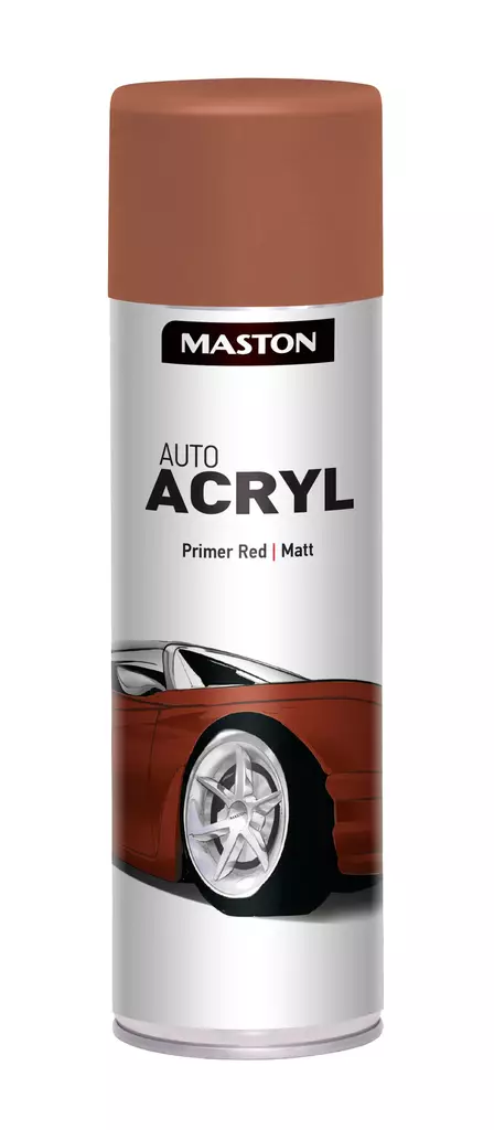 Spraymaali AutoACRYL Pohjamaali punaruskea 500ml - Sprayfärger - 6412490024994 - 1