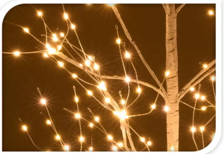 Valopuu 150cm 510 Led ajastimella - Ljusträd och ljusgrenar - 8719987121364 - 1