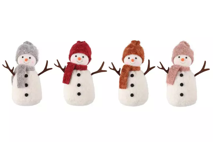 Koriste lumiukko 16cm - Juldekorationer och textilier - 6410416490854 - 1