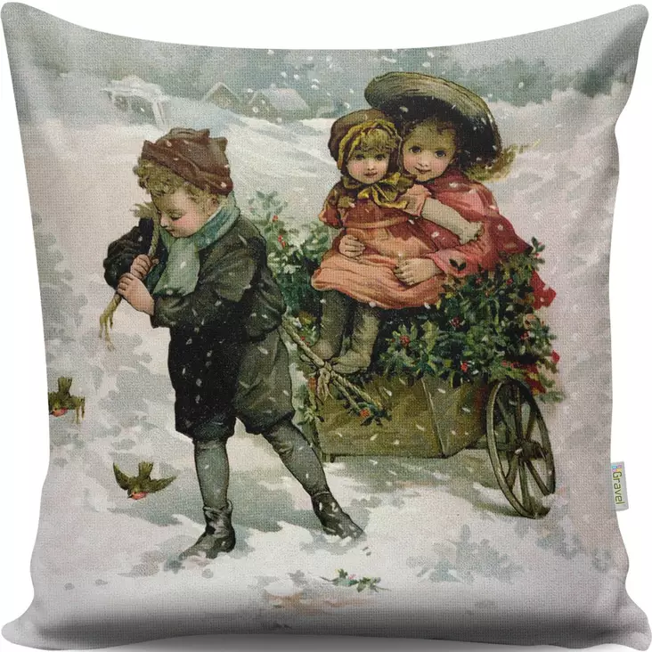 Kudde, flerfärgad, 43 x 43 cm, bekväm, stilren, praktisk - Kuddar och täcken - 8681181124734 - 1