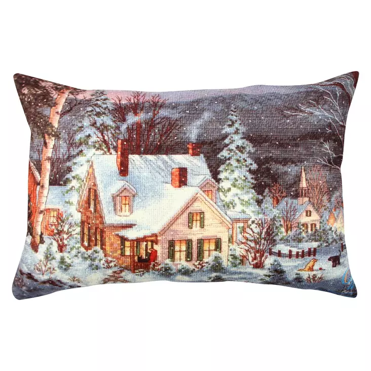 Prydnadskudde Aberto Design A50940 Flerfärgad Bomull Polyester 33x48 cm - Kuddar och täcken - 8681181126004 - 1
