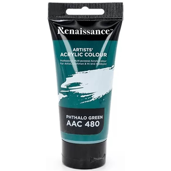 Akryylimaali 75 ml Phthalo Green - Akrylfärger och målarfärger - 8851907234454 - 1