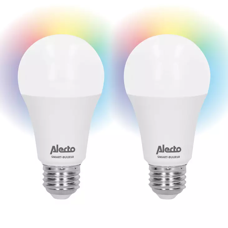 Smart LED-färglampa med Wi-Fi 2-pack - Ljuskällor - 8712412586264 - 1