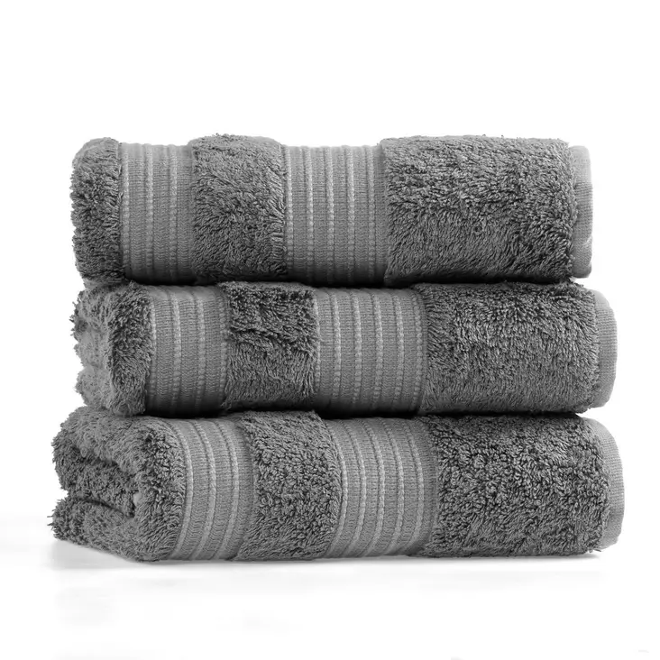 Tvätthandduk Mijölnir Antracit 60% Bomull 40% Bambu 30x50 cm - Handdukar - 8681875945744 - 1