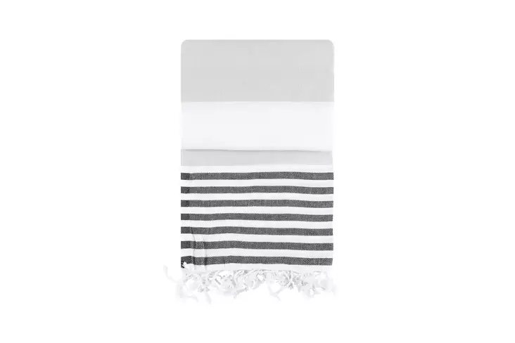 Fouta Mijölnir Svart 100% Bomull Hög Vattenabsorption 100x180 cm - Handdukar - 8683342756754 - 1
