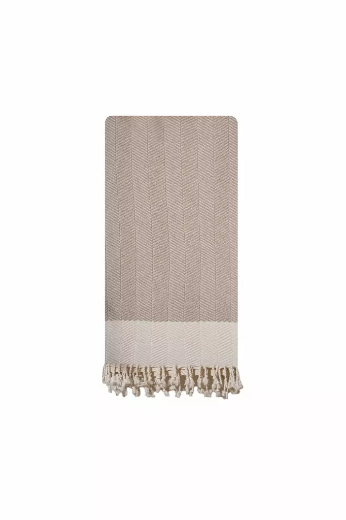 Fouta Mijölnir Beige 90% Bomull 10% Polyester 90x180 cm - Handdukar - 8684283207824 - 1
