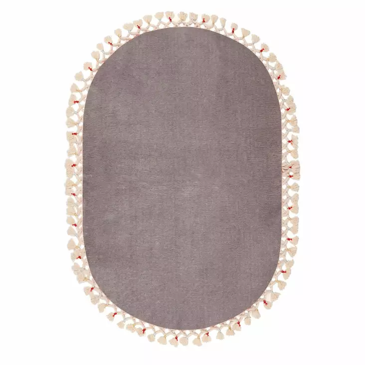 Badrumsmatta Mijölnir Grå 100% Akryl Halkfri Antibakteriell 50x75 cm - Badrumsmattor och våtrumsmattor - 8683342423304 - 1