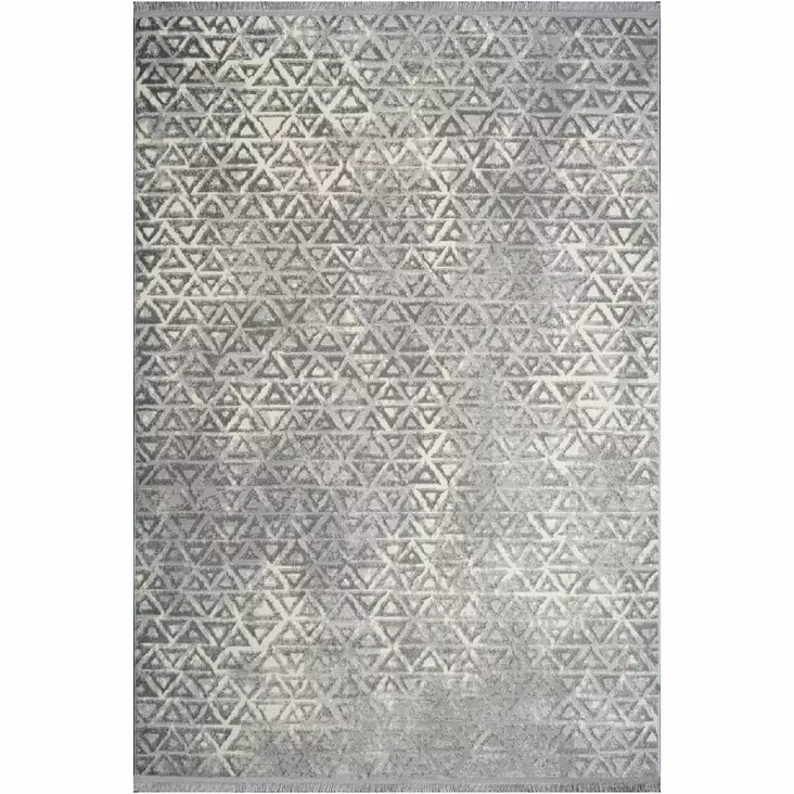 Gångmatta Conceptum Notta 1108 Grå Krämvit Polypropen Polyester 100x450 cm - Stora och medelstora mattor - 8683342811224 - 1