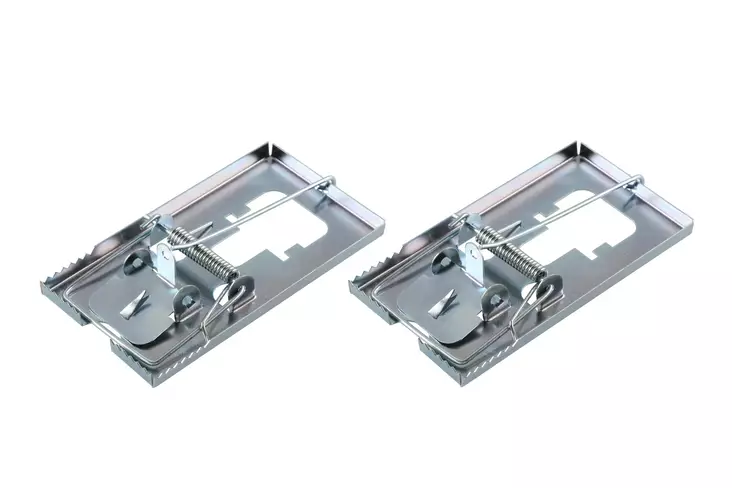 Hiirenloukku metalli 2 kpl - Avskräckare och fällor för gnagare - 6410410194734 - 1