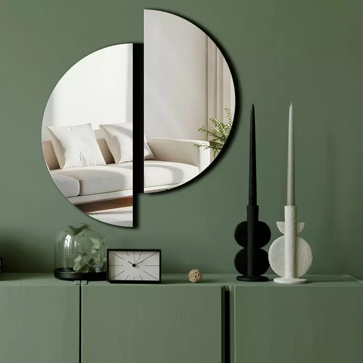 Dekorativ Spegel Wallity Silver Plexiglas EVA 44x50 cm - Speglar - 8684283980994 - 1