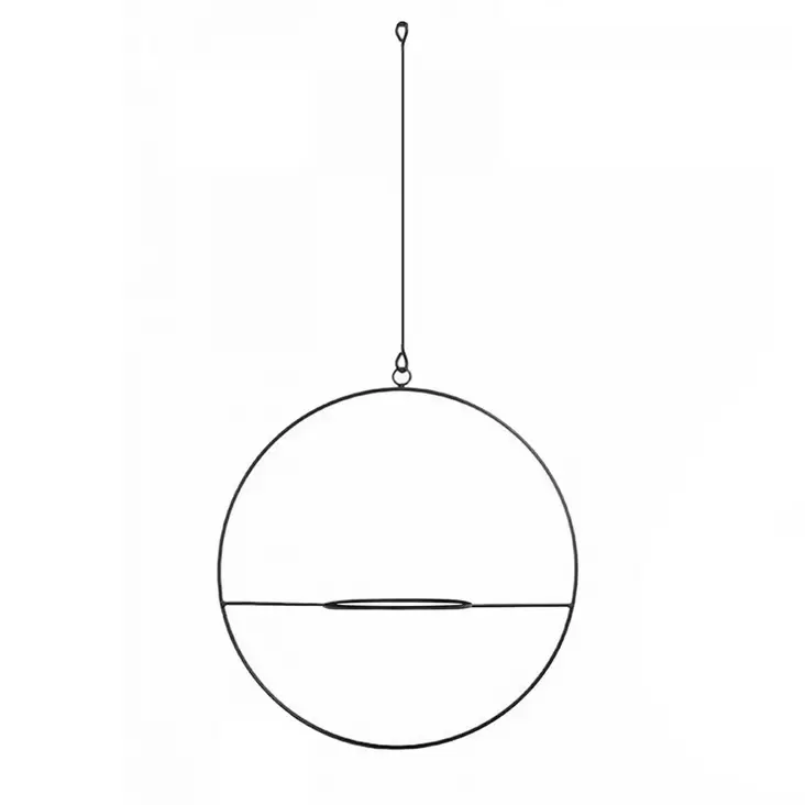 Jardinjär, svart, 25 x 25 x 25 cm, hållbar, stilren - Blomsterställ och växtstöd - 8683342483834 - 1