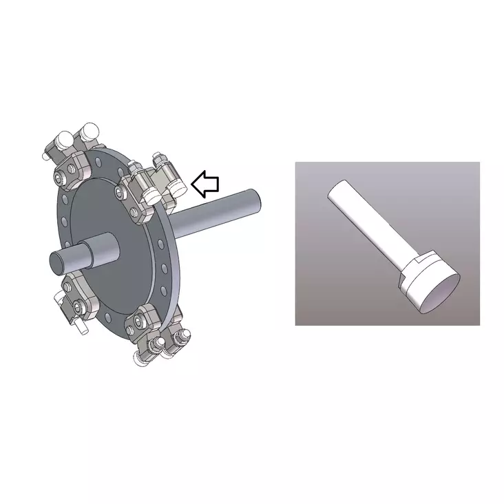 Stubbfräs ZX15hp blad 1 st - Trädgårdsfräsar - 0283080143274 - 1