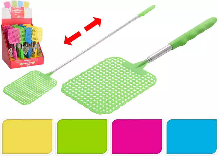 Flugsmälla teleskopiskt skaft - Myggnät och -avvisare - 8718158454874 - 1