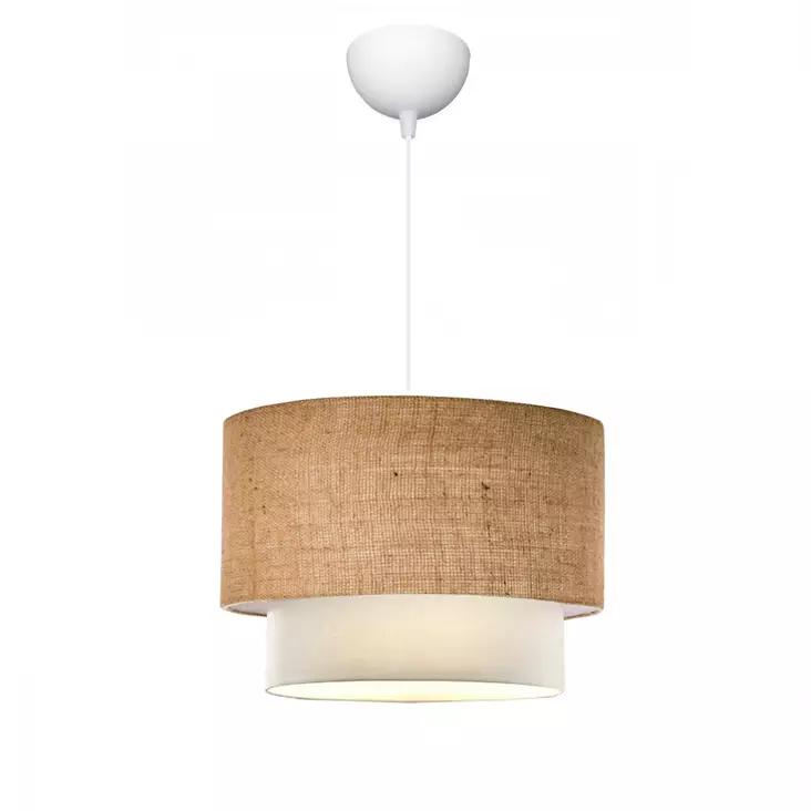 Taklampa Opviq AYD-2999v Beige Tyg 30 x 20 cm - Tak- och vägglampor - 8684282041764 - 1