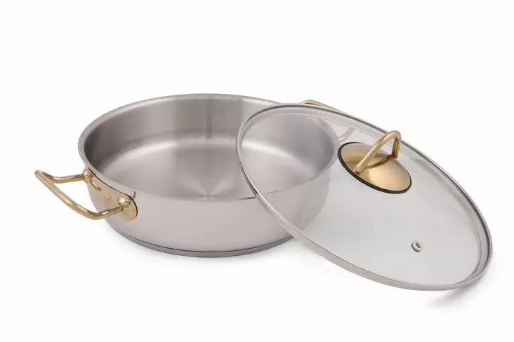 Gryteset Hermia Silver Guld Rostfritt Stål 2 Delar - Kastruller och grytor - 8683742034674 - 1