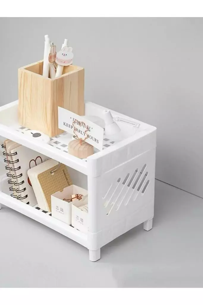 Köksorganisatör Hermia Vit Plast 24x14 cm - Dagliga köksartiklar - 8684282896494 - 1