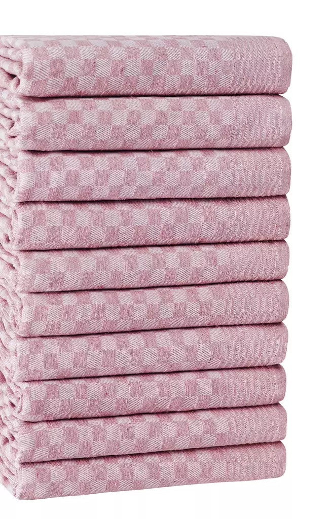 Kökshandduksset (10 st), rosa, 40 x 60 cm, slitstark, maskintvättbar - Kökstextilier - 8683742885474 - 1