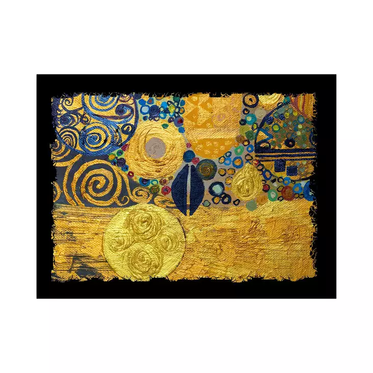 Dekorativ canvastavla, flerfärgad, 70 x 100 cm, hållbar, lätt att hänga - Tavlor och ramar - 8682870217034 - 1