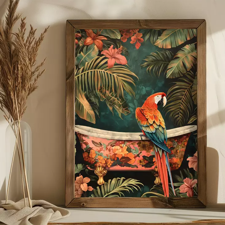 Inramad MDF-tavla Wallxpert Flerfärgad MDF 35x47 cm - Tavlor och ramar - 8684282616894 - 1