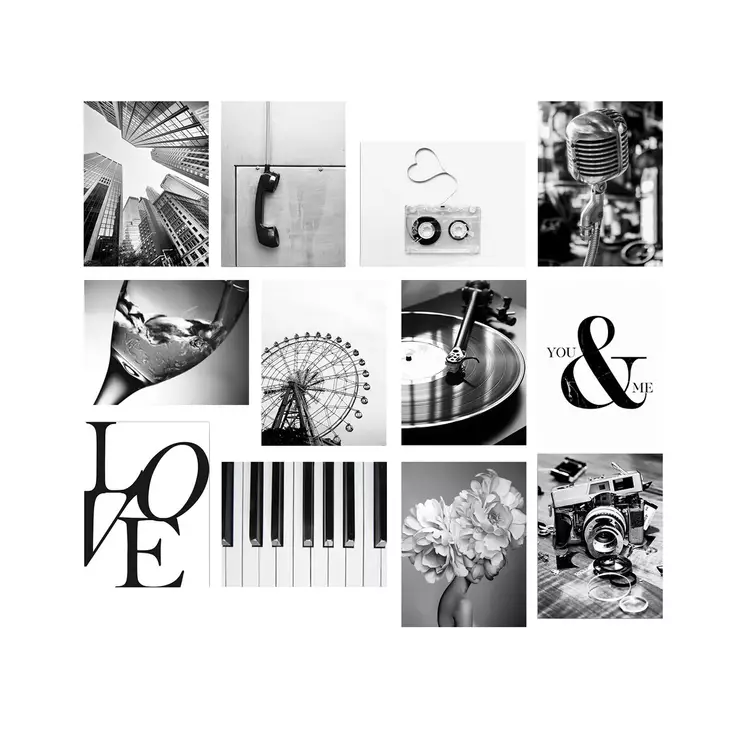 MDF-tavla Wallxpert Flerfärgad MDF 20x15 cm 12 Delar - Tavlor och ramar - 8682870682344 - 1