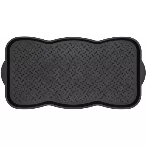 Svart skobricka 75 x 38 cm - Dörrmattor och skrapmattor - 6438168071534 - 1