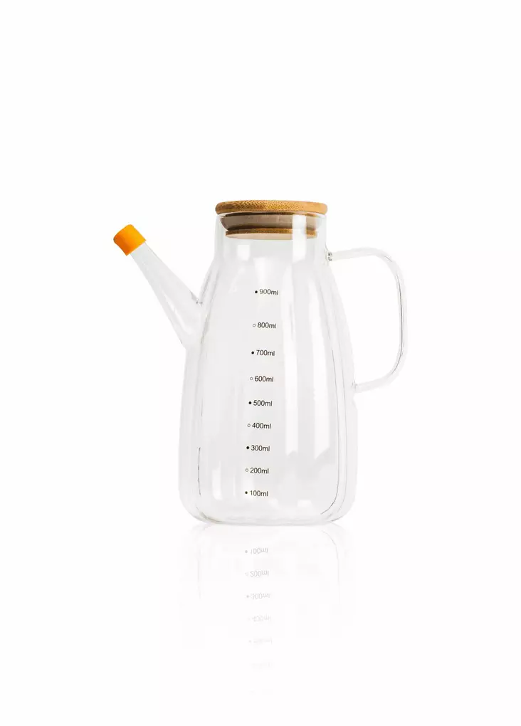 Oljedispenser Hermia Transparent Glas 900 ml - Serveringsfat - 8684283559374 - 1